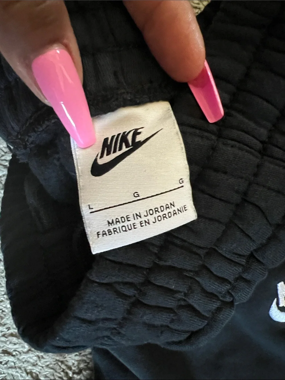 Nike Kids Black Hoodie & Joggers Set - Black Sz Kids Large
